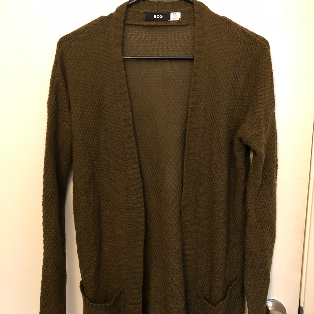 Olive cardigan